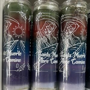 Santa Muerte Abre Camino Multicolor Candle